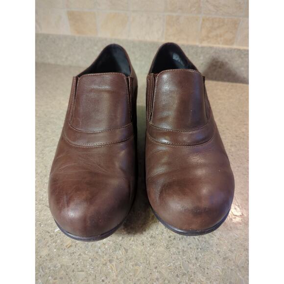ABEO 24/7 Colbie Slip On Clog Casual Leather Nursing Healthcare Dress Shoe Sz 10 - Picture 2 of 8